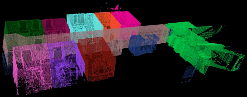 Room segmentation and indoor reconstruction